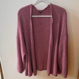 Wild Fable Mauve Open-Front Cardigan